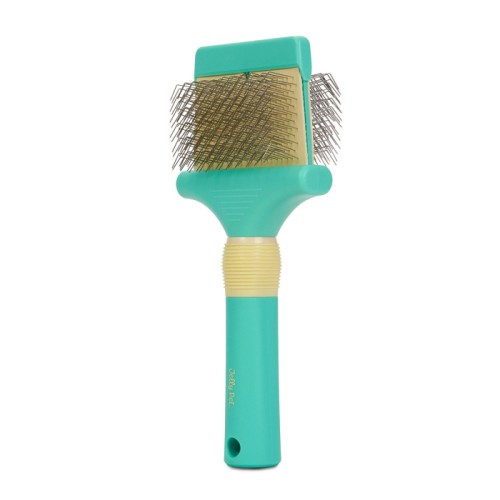 Jelly Pet - Large Double-Sided Flexible Slicker Brush - duża, dwustronna i elastyczna szczotka do rozczesywania