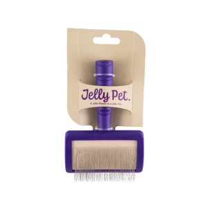 Jelly Pet - Small Soft Universal Slicker Brush - mała, miękka szczotka pudlówka