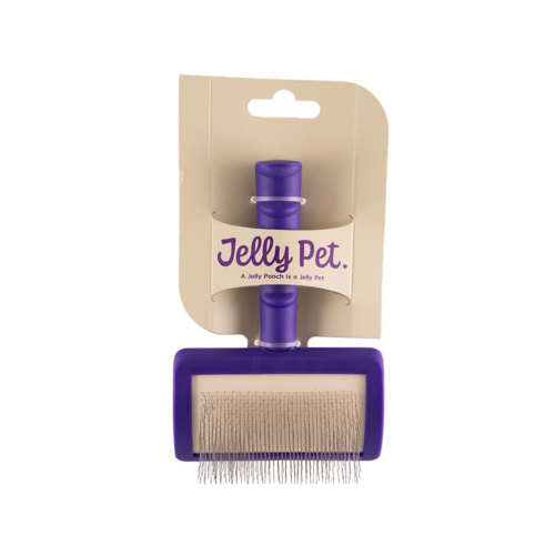 Jelly Pet - Small Soft Universal Slicker Brush - mała, miękka szczotka pudlówka