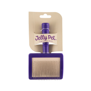 Jelly Pet - Large Soft Universal Slicker Brush - duża, miękka szczotka pudlówka