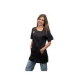 Tikima - Caterina Shirt - bluza groomerska, kolor czarny