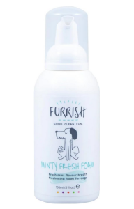 Furrish - Minty Fresh Foam - miętowa pianka odświeżająca oddech psa, 150 ml