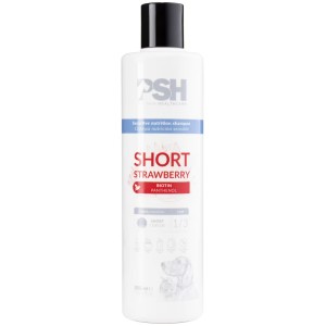 PSH - Short Strawberry Shampoo - szampon z biotyną do krótkiej sierści, 300 ml