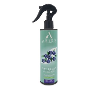 Aries - Dry Clean Mirtillo, Dry Shampoo Blueberry - szampon na "sucho" w sprayu dla psów i kotów, nuty owocowo-jagodowe, 250 ml