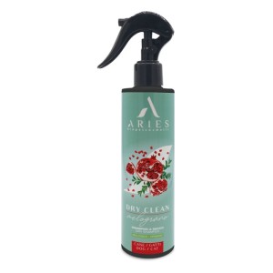 Aries - Dry Clean Melograno, Dry Shampoo Pomegranate - szampon na "sucho" w sprayu z owocem granatu dla psów i kotów, 250 ml