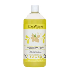 Iv San Bernard - Fruit of the Groomer, Ginger and Elderberry Shampoo - oczyszczający szampon z imbirem i czarnym bzem, 1l