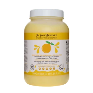 Iv San Bernard - Fruit of the Groomer, Maracuja Pek Mask - maska regenerująca dla długiej sierści o zapachu marakui, 3l 