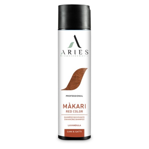 Aries - Makari Red Color, Enhancing Shampoo - szampon do sierści rudej