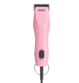 Wahl - KM2+ - profesjonalna maszynka dwubiegowa z silnikiem bezszczotkowym i ostrzem nr 10 - 1,5 mm, kolor różowy + Blade Ice Spray + Clipper Oil GRATIS