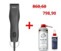 Wahl - Max50+ Corded Clipper - maszynka z silnikiem bezszczotkowym i ostrzem Wahl nr 10 -1,5 mm + 2 nasadkami ze stali nierdzewnej + Blade Ice Spray + Clipper Oil GRATIS