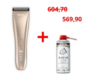 Wahl - Motiva2 Cord /Cordles Clipper Orchid - maszynka bezprzewodowa z możliwością pracy na kablu i regulowanym ostrzem, kolor różowy + Blade Ice Spray GRATIS