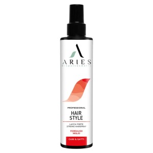 Aries - Hair Style Professional HairSpray - lakier do stylizacji sierści dla psów i kotów, no gas, 250 ml