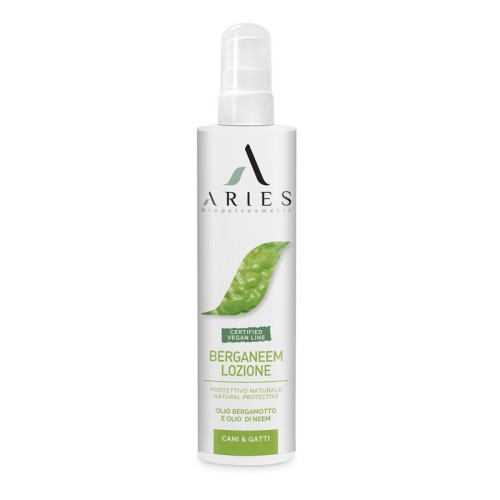 Aries - Berganeem Spray Lotion Natural Protective - spray wspomagający odstraszanie owadów z bergamotką, olejem neem i tea tree, 250 ml