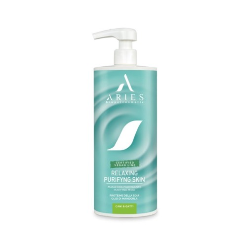 Aries - Relaxing Purifying Sensitive Skin Mask - maska dla psów i kotów ze skórą wrażliwą, 1l