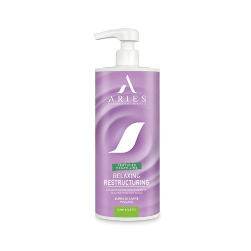 Aries - Relaxing Restructuring Mask - maska odbudowująca dla psów i kotów, 1l