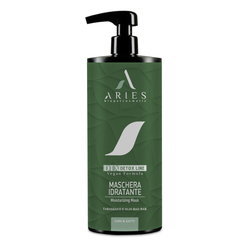 Aries - Detox Line, Idratante, Moisturizing Mask - wegańska maska nawilżająco-odżywiająca dla psów i kotów, 1l