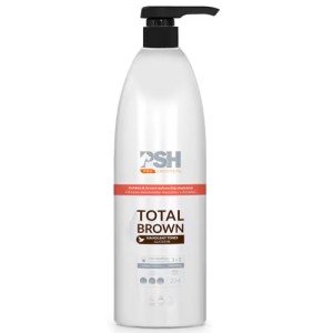 PSH - Total Brown Shampoo - szampon wzmacniający złoty i brązowy kolor sierści, 1l
