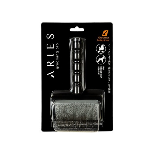 Aries Grooming Pro - Slicker Brush - średnio-twarda szczotka pudlówka, igły 25 mm