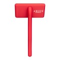 Aries Grooming Pro - Pet Brush Red Small - średnio-miękka szczotka pudlówka, igły 12 mm, mała