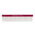 Aries Grooming Pro - Comb - grzebień aluminiowy z 49 zębami o dł. 3,35 cm, dł. całk. 20 cm 