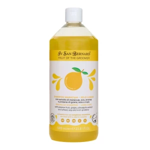 Iv San Bernard - Fruit of the Groomer, Maracuja Shampoo - odżywczy szampon proteinowy z marakują dla długiej sierści, 1l