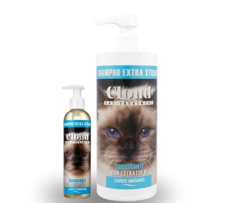 Aries - Cloud Cat Treatment, Degreasing Shampoo Extra Strong - szampon odtłuszczający dla psów i kotów