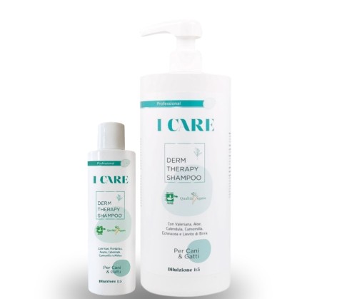 Aries - I Care, Derm Therapy Shampoo - dermatologiczny szampon terapeutyczny dla psów i kotów
