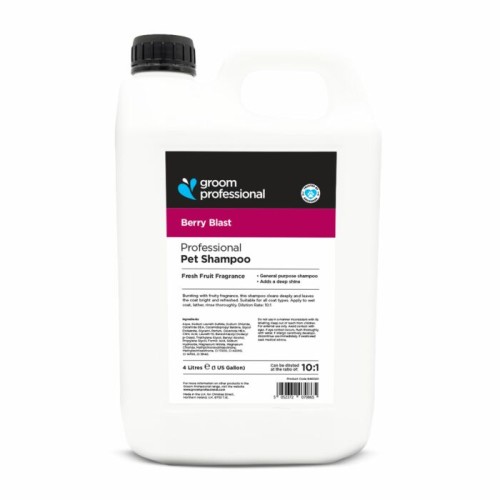 Groom Professional - Berry Blast Shampoo - szampon oczyszczający dla każdego rodzaju włosa, 4l