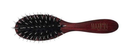 Maxi Pin - mała, owalna szczotka z naturalnego włosia połączonego z nylonem