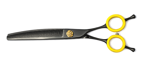 Easy Cut - degażówki jednostronne 8 cali, gięte, 60 ząbków, model BLACK60C