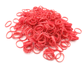 Lainee - gumki lateksowe różowe Shocking Pink - large latex band, medium weight - duże, średnia grubość, ok. 850 szt.