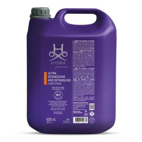Hydra Groomers - Ultra Deshedding and Detagling Conditioner - odżywka ułatwiająca usuwanie podszerstka i rozczesywanie, 5l