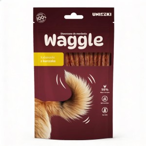 Uniszki - Waggle - kabanosiki z kurczaka dla psów, 60 g