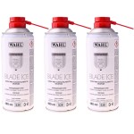 Wahl - Blade Ice Spray - 4 w 1 do chłodzenia, czyszczenia, oliwienia oraz ochrony ostrzy - zestaw 3x400ml