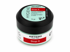 Artero - Stop It, Styptic Powder - zasypka do tamowania krwawienia, 14 g