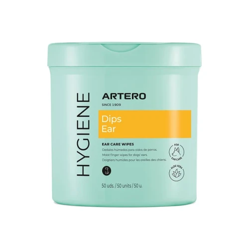 Artero - Ear Wipe Finges - naparstki do czyszczenia uszu, 50 szt.