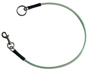 Smycz groomerska - mocna, stalowa linka, dł. 79 cm