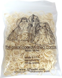 Lainee - gumki lateksowe białe - large latex band, medium weight - duże, średnia grubość, 1000 szt.