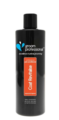 Groom Professional - Coat Revitalise Conditioner -  odżywka regenerująca suchą i matową szatę o tropikalnym, owocowym zapachu, 450 ml