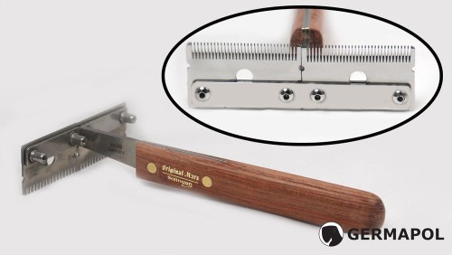 Mars - Trimm King - trymer poprzeczny do usuwania podszerstka, podwójny, drobne zęby