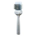 ActiVet - szczotka Pro Basic Coat Grabber, srebrna - 4,5 cm