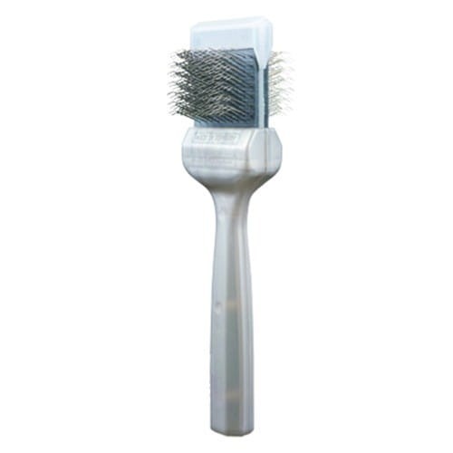 ActiVet - szczotka Pro Basic Coat Grabber, srebrna - 4,5 cm