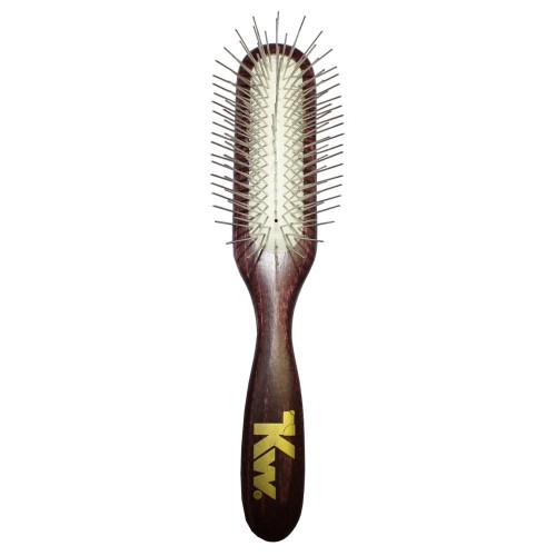 KW - Pin Brush Soft - podłużna szczotka z metalowymi pinami, miękka