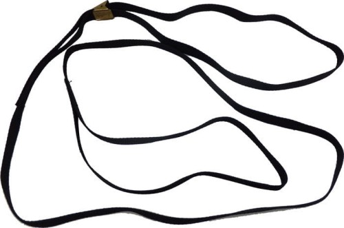 Simplicity - Show Lead - ringówka płaska, angielska, szer. 9 mm, kolor czarny