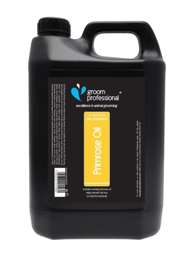 Groom Professional - Primrose Oil Shampoo - szampon łagodzący podrażnienia, z olejkiem z wiesiołka, 4 l