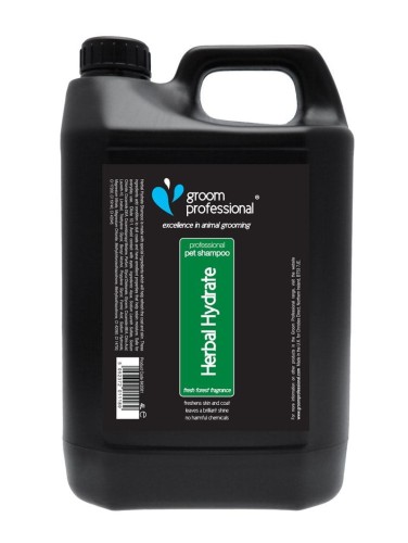 Groom Professional - Herbal Hydrate Shampoo - szampon z wyciągiem z ziół łagodzący podrażnienia, 4l