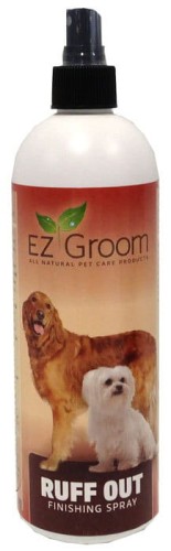 EZ-Groom - Ruff Out Finishing & Conditioning Spray Vanilla - spray wykończeniowy i odżywka ułatwiająca rozczesywanie, 473 ml