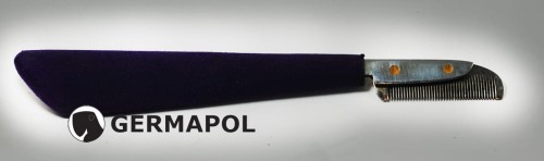 Chris Christensen - Neoprene Purple Extra Fine Stripping Knife - bardzo drobny trymer wykończeniowy