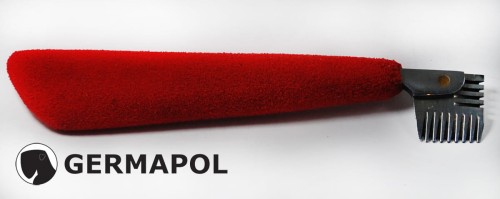 Chris Christensen - Medium Detailer, Double Head - podwójny trymer do szczegółów o średnim rozstawie zębów - czerwony