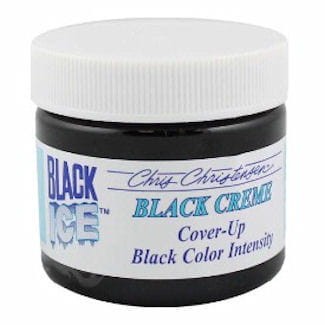 Chris Christensen - Black Ice Creme - czarny krem kryjący przebarwienia, 71 g